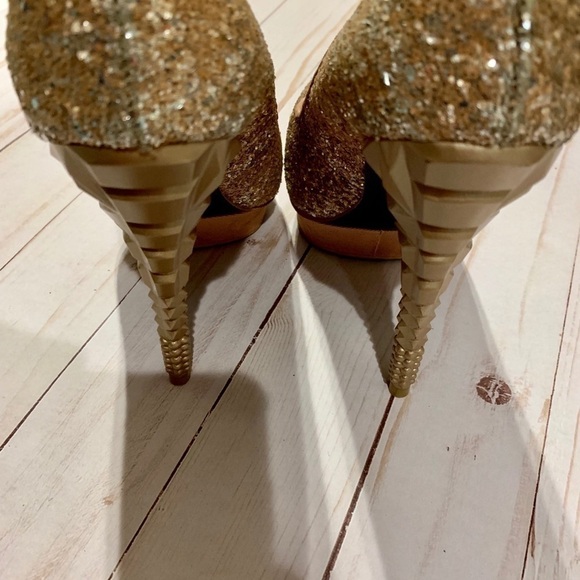 Rachel Roy heels glitter platform Keedan heels sexy - Picture 9 of 10